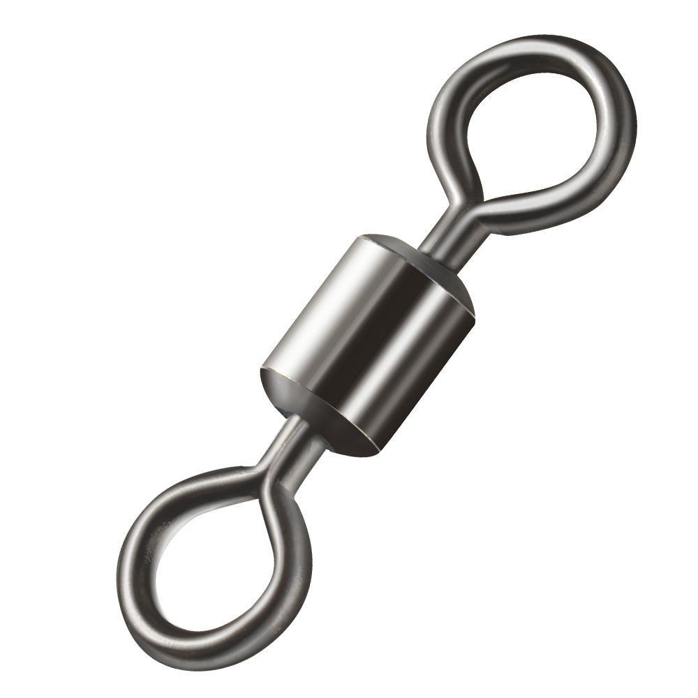 Fishing Equipment Cheap - 100pcs แบริ่งหมุนตกปลาสแตนเลสปลาคาร์พอุปกรณ์ตกปลา Snap Fishhook Lure Solid