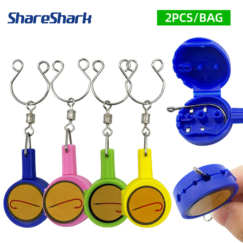 Fishing Equipment Bag - เครื่องมือผูกปมตกปลา ShareShark 2 ชิ้น/ถุง อุปกรณ์ผูกปมตกปลา ตัวผูกสายเบ็ด