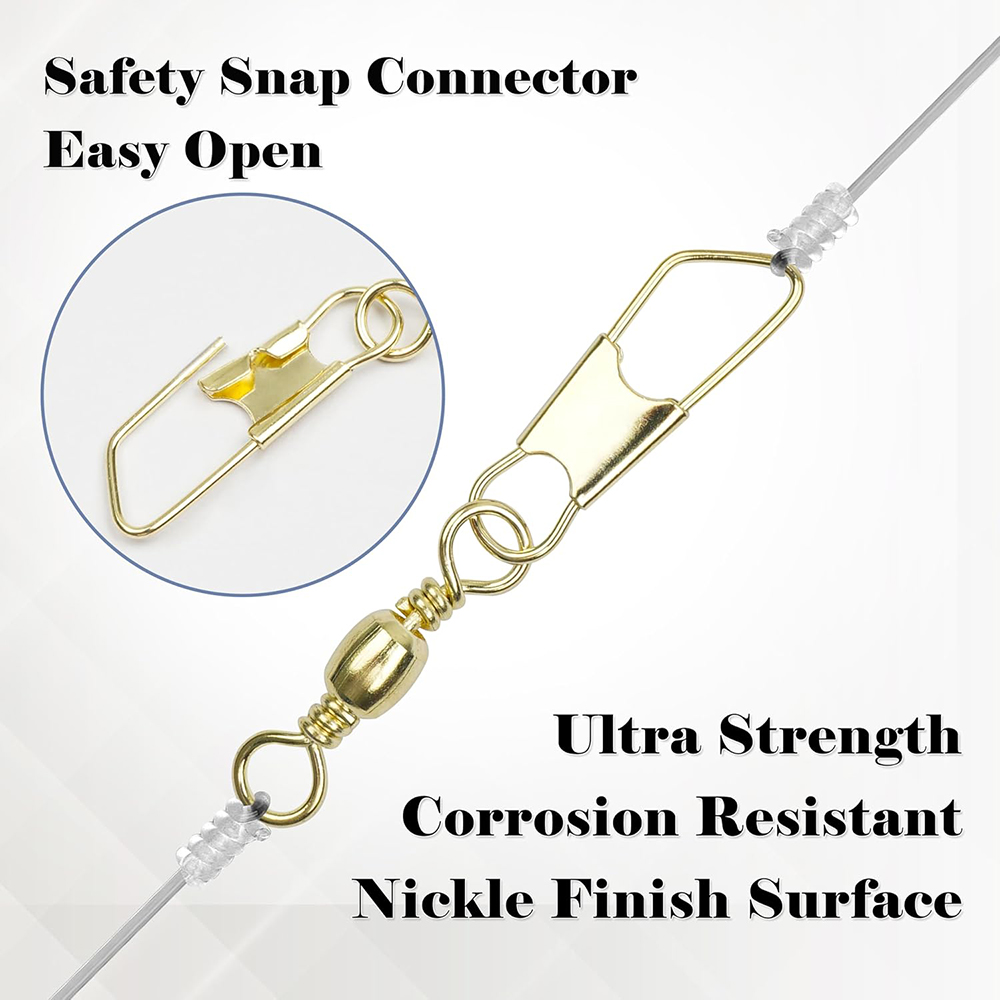 50ชิ้นเดือยตกปลาทองพร้อมตะขอตก - Fishing Equipment Cheap บทวิจารณ์และราคา