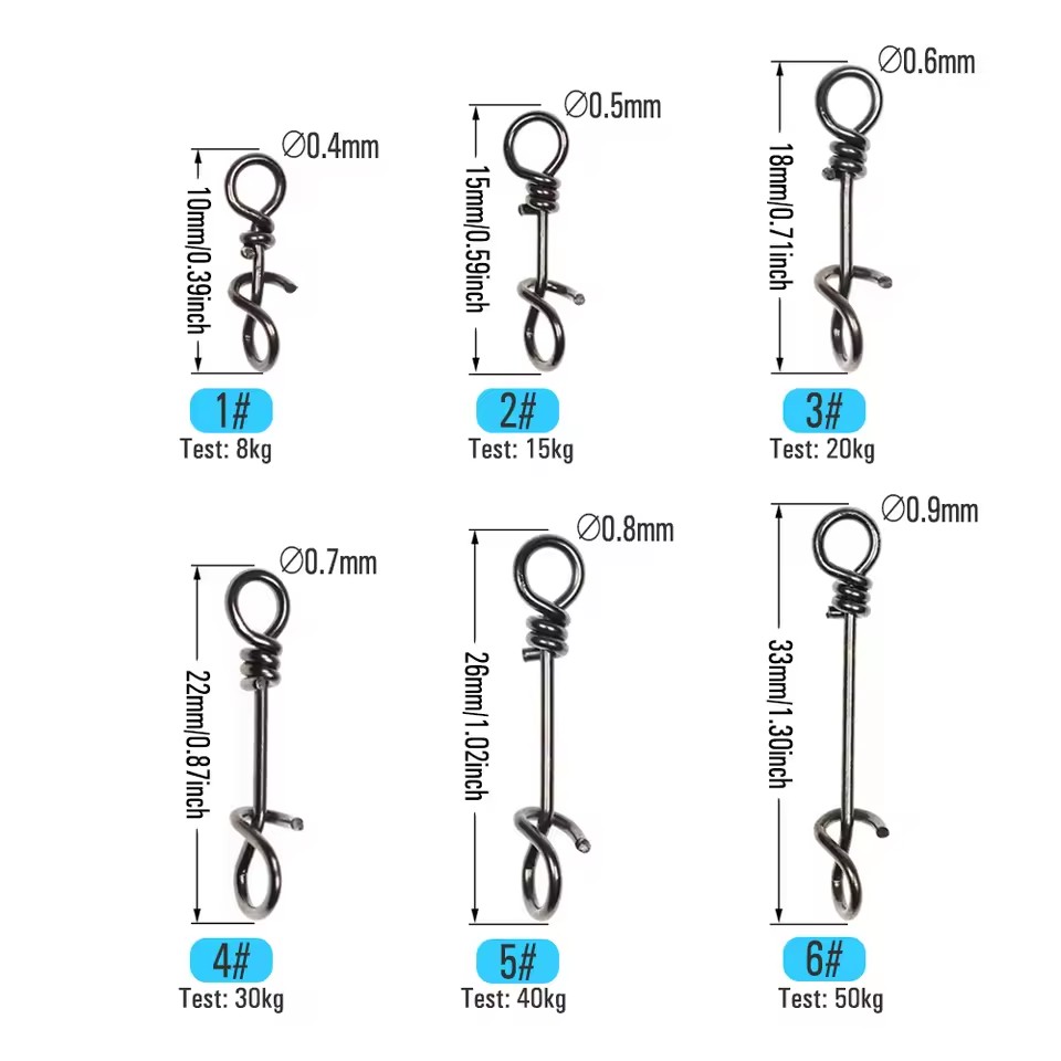 คลิปสปริงสแตนเลสสำหรับตกปลา ขน - Fishing Equipment Cheap บทวิจารณ์และราคา
