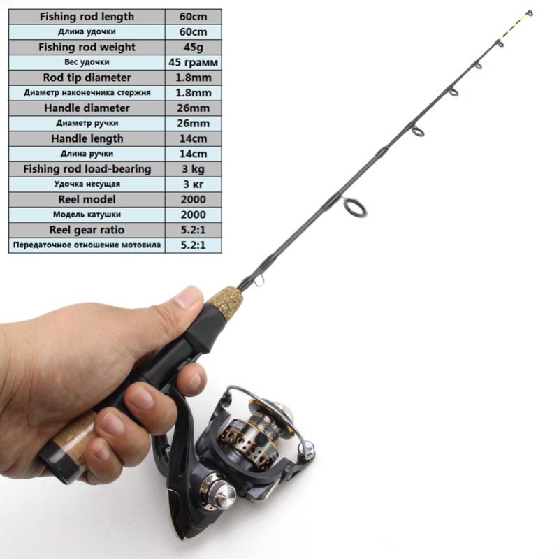 60 ซม.2 เคล็ดลับ Rod Reel Comb - Ice Fishing Tip Up บทวิจารณ์และราคา