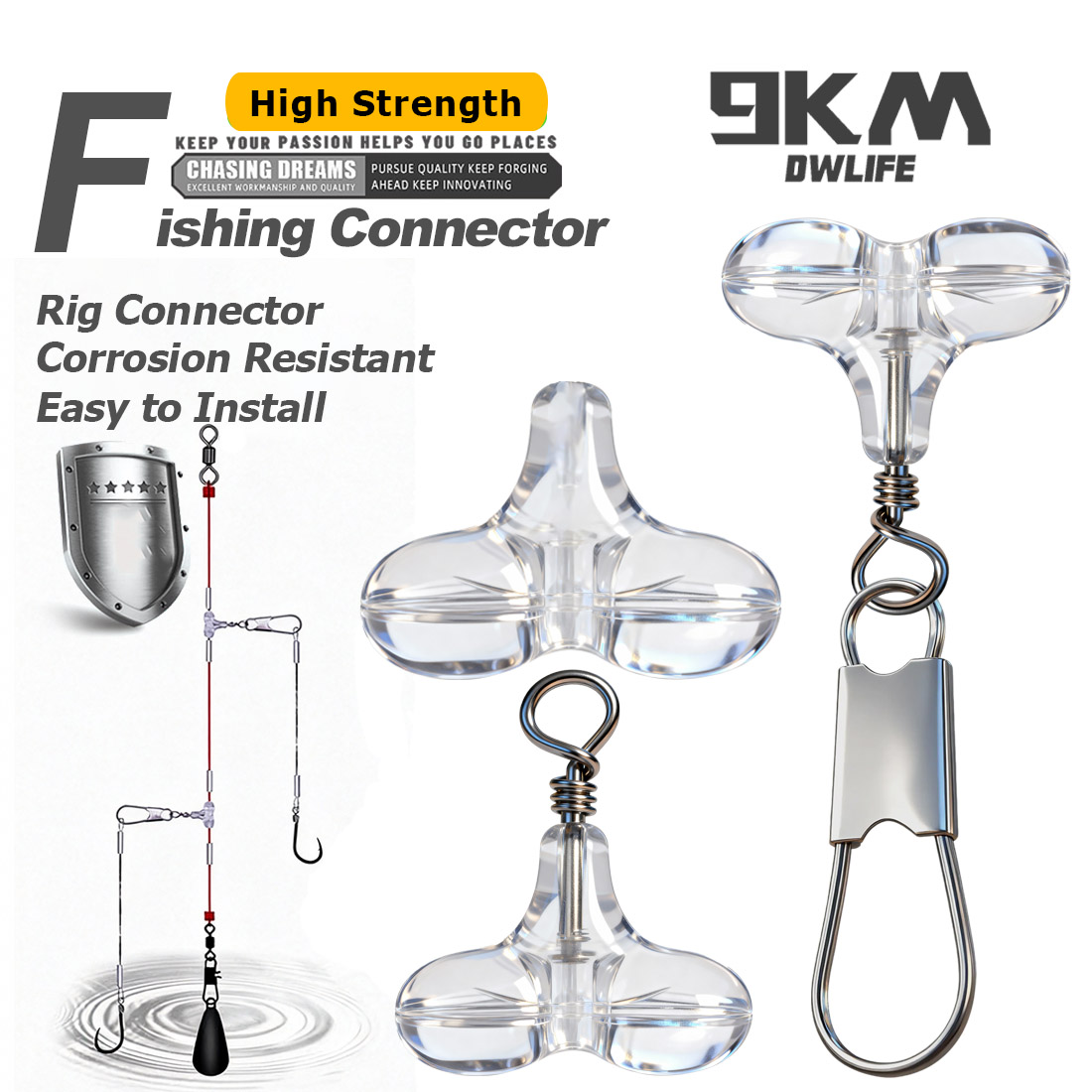 ลูกปัดตกปลาแบบตัวที 9KM พร้อมต - Fishing Equipment Cheap บทวิจารณ์และราคา