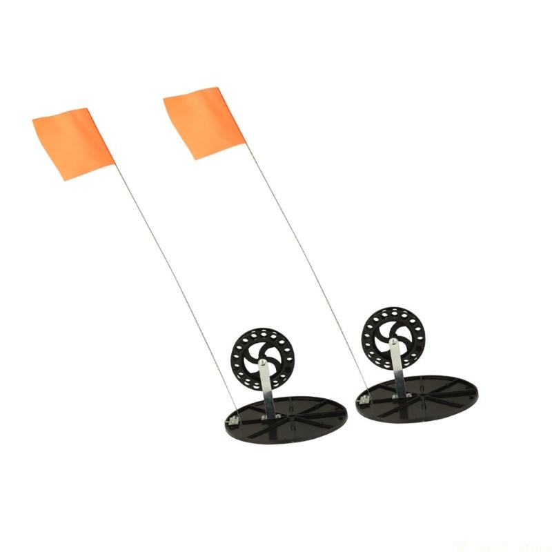 31BE 2 ชิ้นกลางแจ้งฤดูหนาวคันเ - Ice Fishing Tip Up บทวิจารณ์และราคา