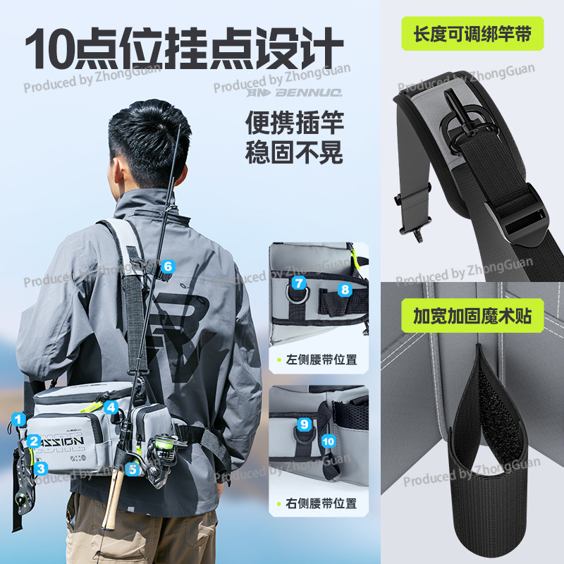 กระเป๋าคาดเอวอเนกประสงค์กันน้ำ - Fishing Equipment Bag บทวิจารณ์และราคา