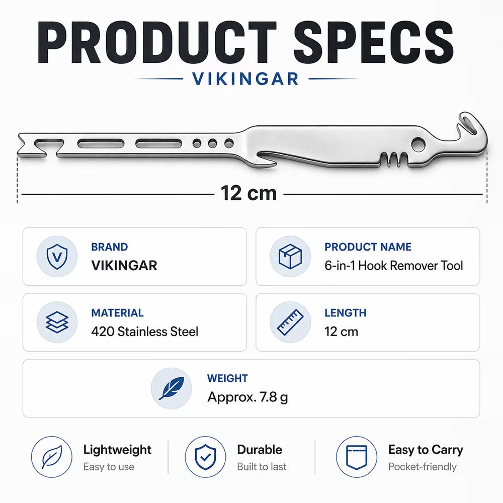 QAJTAO ชุด 4 ชิ้น อุปกรณ์ถอดเบ - Fishing Equipment Price บทวิจารณ์และราคา