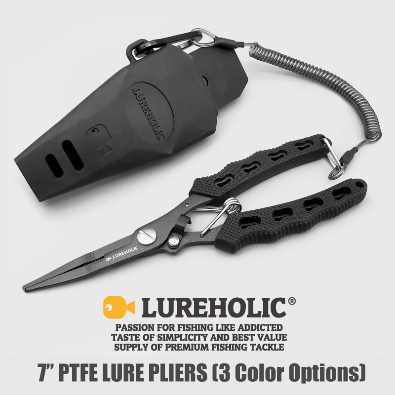 Lureholic 7 ”คีมตกปลาเคลือบ PT - Fishing Equipment Cheap บทวิจารณ์และราคา